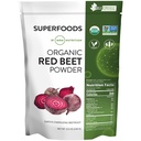 MRM Nutrición Orgánica de la remolacha roja Polvo de la retaguardia Superfoods Silencio Energética Silencio Cardiovascular Salud Silencio Nutrient Dense Silencio Gluten-Free + Vegan Silencio 24 Servimientos
