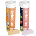 Tablas de hidratación diarias de naranja + tablas de inmunidad de frambuesa (2) Tube Pack ← Electrolitos esenciales – Gran sabor – Immune Support TEN 20 Servimientos (10 Tablets Por Tube)