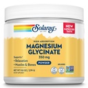 SOLARAY Magnesium Glycinate Powder 350 mg - Unflavored Magnesium Powder - Suplemento de Magnesio para Bone, Muscle y Soporte de Relajación - Vegan, No GMO, Garantía de 60 días - 50 Serviciones, 6 OZ