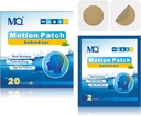 MQ 20ct Motion Sickness Patches, Color medio, Patches Sea Sickness Non Drowsy &amp; Waterproof, Cruise Ship Travel Essentials, Fast Acting & Long Lasting 72H