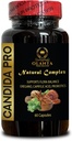 Complejo Candida PRO - Advanced Gut Cleanse Detox for Women &amp; Men, probióticos para la salud digestiva, ácido caprílico puro - 1 Botella