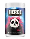 Laboratorios de Bio Subterráneo Panda Supps Fierce: Natural Pre-Workout with Zero Artificial Ingredients and 300mg Naturally Sourced Caffeine for Clean Energy and Focus (30 Servings)(Fierce Berry)