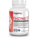 Organixx Enzyme 17 Enzymes Digestivos Esenciales para Hombres de Mujeres, Para Salud Gut & Salud Digestiva Optimal, Apoyo para Bloating, Gas, Absorción Nutriente & Inmunity, Vegan, No GMO, 80 cápsulas vegetarianas