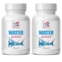 Soporte natural - WATER AWAY - wellness, fórmula diurética, Soporte de agua, equilibrio de fluido natural, cápsulas diuréticas, balance de fluidos, mezcla diurética natural, balance de agua, Diurético 2 Botella 120 Caps