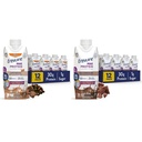 Garantizar Max Protein Agitación Nutricional con 30g Proteína, 25 Vitaminas & Minerales, 7 Sabores incluyendo Café Mocha y Chocolate Milk, Pack de 12, Gluten Gratis