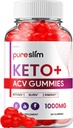 Pure Slim Keto ACV Gummies - Advanced Formula PureSlim Keto Plus ACV Gummies Apple Cider Vinegar Pure Slim ACV Gummies Suplemento dietético Comentarios Hombre Mujeres (60 Gummies)