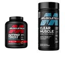 Muscletech Whey Protein Powder Nitro-Tech Whey Protein Isolate &amp; Clear Muscle Post Workout Recovery ← Muscle Builder for Men &amp; Women