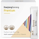 Daejang Sarang (Premium, 30 Sticks) - Psyllium Husk Suplemento dietético de fibra para la salud digestiva y el alivio del estreñimiento. Ingredientes naturales de base vegetal, Fórmula suave 4,960mg.