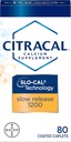 Calcio citracal + D Slw Tamaño 80ct Calcio cítrico + D 80 Cuenta (Pack of 4)