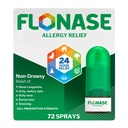 Flonase Alivio de la Alergia Nasal Spray, 24 horas Medicina de la Alergia No Drowsy, Metered Nasal Spray - 72 radios - Caída y Alivio de la Alergia Estacional