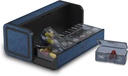 Pill Organizer 2 veces al día, Am Pm Twice Daily Pill Case, Detachable Large Travel Pill Box 7 Day, Weekly Pill Container for Vitamin Medicine Supplement Fish Oil (Blue)