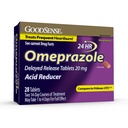 GoodSense Omeprazole Delayed Release Tablets 20 mg, Acid Reducer, Treats Frequent Heartburn, 28 Cuenta