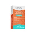 Omax Prebiótico &amp; Probiótico 50 Billion CFU + Chicory Inulin, 10 Strains, Reduce Bloating, Digestion, SIBO, Leaky Gut, Vaginal pH, Acidophilus, Vegan, Dairy Free, Gluten Free, Blister Envasado