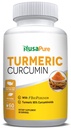 NusaPure Turmeric Curcumin 600 mg 60 cápsulas Turmeric 95% Curcuminoides Suplemento dietético