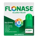 Flonase Alivio de la Alergia Nasal Spray, 24 horas Medicina de la Alergia No Drowsy, Metered Nasal Spray - 144 Sprays- Fall y Alivio de la Alergia Estacional