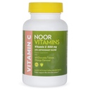 Vitaminas de Noor 500 MG Halal Vitamina C Tablas de Chewable + Rosa HIPS y Antioxidantes Apoyo Sistema I Vegan, Gluten libre &amp; Halal Vitamina 60 Tablas de Chewable Naranja I 2 Mes Fuente