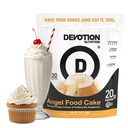 Devotion Nutrition Angel Food Cake Protein Powder for Shakes, Baking, Pancakes, Postres – 20g Whey Isolate & Casein Protein Blend – No Añadido Sugar, Low Carb, Gluten-Free, Keto-Friendly with MCT – 2lb