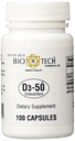 BioTech Pharmacal - D3-50 (50.000 UI) - 100 caps (FFP)