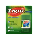 Alivio de Alergia Zyrtec (10 mg), 90 Tabletas