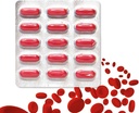 Hierro, Folic Acid Suplemento, Vitamina C &amp; Vitamina-B12 ← Apoya la construcción de sangre, inmunidad y energía