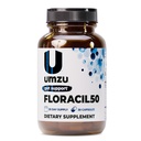 UMZU Floracil50 Prebióticos y Probióticos para Mujeres + Hombres, 50 Billones CFU para la Digestión, Gut Health, Acidophilus, Rhamnousus, Immunity, Energy (30 cápsulas)