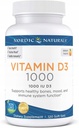 Naturales nórdicos, Vitamina D3 1000 UI, 120 Cuenta