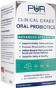 Probióticos Orales de Grado Clínico * 4 Billones CFUs de BLIS K12® &amp; BLIS M18® * Azúcar Gratis * Sabor de Peppermint Natural * 100% Hecho en EE.UU. * Elimina el mal aliento/Halitosis