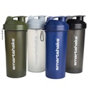 Smartshake Lite 4-Pack Protein Shaker Bottle 1000 ml ← 34 oz - Leakproof Screw-on Lid - BPA Gratis – Unisex - Mist Gray, Army Green, Black, Navy Blue