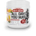 5% Nutrición Rich Piana AllDayYouMay BCAA Powder Premium Intra ' Post Workout Amino Acids, Hidration, Endurance, Muscle Recovery, Joint & Liver TEN 16.3 oz, 30 Srvgs (Southern Sweet Tea)