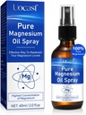 Aceite de Magnesio para Pies, Puro Aceite de Magnesio, Nourish La piel, Poros de Unclog, Pérdida de Pelo Aliviado, 2 Oz
