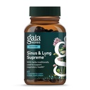 Gaia Herbs Sinus " Lung Supreme - Lung Support Supplement for Respiratory Health - Sinus Support -Vegan, Gluten-Free " Dairy Free - Plant-Based Formula - 60 cápsulas