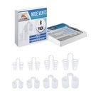 Nose Vent Sinus Relief Dilator (Pack of 8 Various Sizes) - Una solución sencilla para los ronquidos nasales - Reutilizable Dispositivo de ronquido para disfrutar del sueño de una noche pacífica - por Mobi Lock