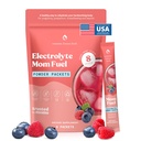 Mami conoce mejor mamá Fuel Electrolyte Drink Mix for Moms, Hydration Support - for Pregnancy, Prenatal, Electrolytes + Trace Minerals, Lactation Drink Mix Supplement (8 Count)