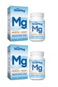 SlowMag Mg Muscle + Corazón, apoya la relajación muscular y la salud cardíaca. Cloruro de Magnesio + Calcio, Tablas de liberación lenta, fácil de absorber y suave en el estómago. 60 Cuenta (Pack of 2)
