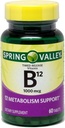 Spring Valley - Vitamina B-12 1000 mcg, Timed Release, 60 Tablets