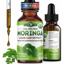 PURA VIDA MORINGA Leaf Extract Liquid Drops - USDA Organic Certified - Highly Purified, Bioavailable " Faster Absorption than Moringa Powder or Capsules - Single Origin Moringa Oleifera Leaves Extract
