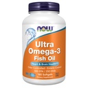AHORA Alimentos Suplementos, Ultra Omega-3 Molecularmente Destilado y Enteric Coated, 180 Softgels