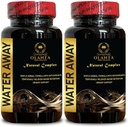 AGUA COMPLEX - píldoras de líquido para la retención de agua, pastillas de agua, pastillas de retención de agua natural, píldoras de agua diuréticas, vitaminas de píldoras de agua, cardo de leche - 2 botellas