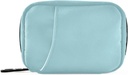 Naanle Pill Box 7 Day Pill Case Travel Pill Organizer Bag Zipper Portable Weekly Case Compact Size Vitamin Supplement Holder, Solid Color Sky Blue 4.6 x 3.14 x 1.88 Inch 1.0 Conteo 0.12 kilogramos