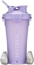 Hydra Cup DualShaker Pro 32 oz Shaker Botella para Protein Shakes, Shaker Cup w/Handle & Ball Blender Whisks, Dual Mixing Shaker Botella con Almacenamiento, 2 en 1, para Viajar a Go, BPA Gratis (Purple)