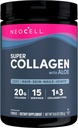 Neocell Super Collagen with Aloe; Collagen Type 1 and 3; Supports Healthy Hair, Skin and Nails; Gluten Free; Unflavored Powder; 10 g Collagen/Serving; 30 Servings; 10.6 Oz*
