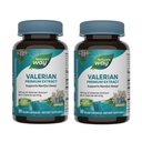 Extracto Premium de Camino de la Naturaleza - 220 mg de extracto de valeriana por 2 cápsulas Servir - Soportes Descanso sueño* - Proyecto No-GMO Verificado - Suplementos Herbales - Gluten Gratis - 90 cápsulas (2 Pack)