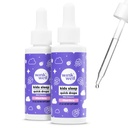 Wink Well Kids Liquid Melatonin Drops, Natural Melatonin Drops for Children with 1mg Por Serving of Liquid Melatonin for Kids, Drug-Free and Non-Habit Forming (2 Pack)
