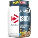 Dymatize x Fruity Pebbles ISO100 Whey Protein Powder Isolate, 25g de Protein, 20 Servings, 5.5g BCAAs, 120 Cal., Gluten Free, 1g Fat, 1g Sugar, 2g Carb