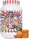 Mantequilla de maní Brookie Flavored Isolate, Concentrate & Hydrolyzed Whey Protein Powder - Bajo en azúcar, Carbs & Fat 2LB Tub, 23G de Protein Best for Lean Muscle 26 Servings