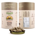 Grass-Fed Freeze-Dried Bovine Heart " Liver Capsules 3000 mg por Serving ¦ CoQ10, Iron, Zinc " B12 Suplemento para el Corazón Natural, Energía y Apoyo Inmunitario
