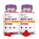 Laboratorios justificados (2 Pack Rapid Ripped Keto ACV Gummies Extreme 2000MG Rapidripped Keto Gummies Apple Sider Vinegar Formulado con Powder Pomegranate Beet Juice B12 Vegan Non GMO 120 Gummys