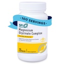 Klaire Labs SFI Health Magnesium Glycinate Complex - Chelated Magnesium Blend for Optimal Absorption - Supports Healthy Bones, Muscles & Energy Levels - Gentle on Digestion (100 cápsulas)