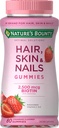 Bounty Vitamina Biotina Soluciones óptimas Pelo, Esquí y uñas Gummies, 200 Conde