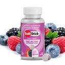 SaltStick Electrolyte FastChews - 60 electrolitos mezclados de Berry Chewable - Tablas de sal para correr e hidratación, cerdas electrolíticas - 60 cuenta